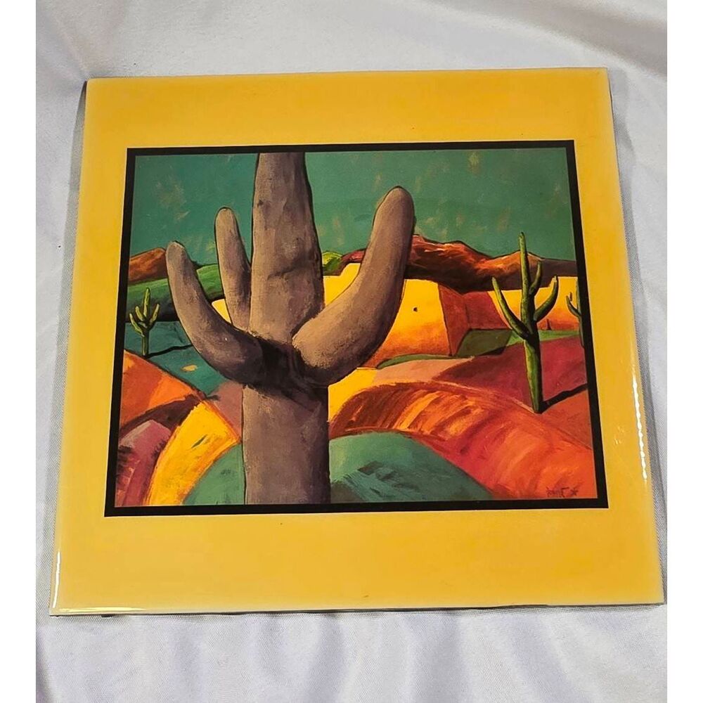 Downe Burns Caliente Cactus Art Ceramic Tile Artist Approved Collection
